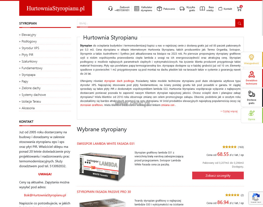 Hurtownia Styropianu PHU LINGO